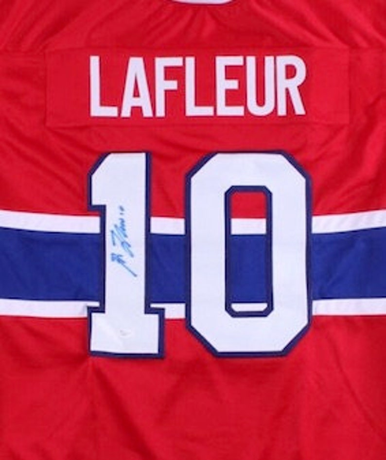 guy lafleur signed jersey authentic