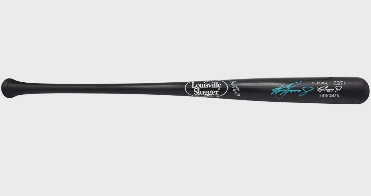 ケン・グリフィーJr 直筆サインバット　MLB の認証付き ケン・グリフィー・ジュニア シアトル・マリナーズ 直筆サイン入り