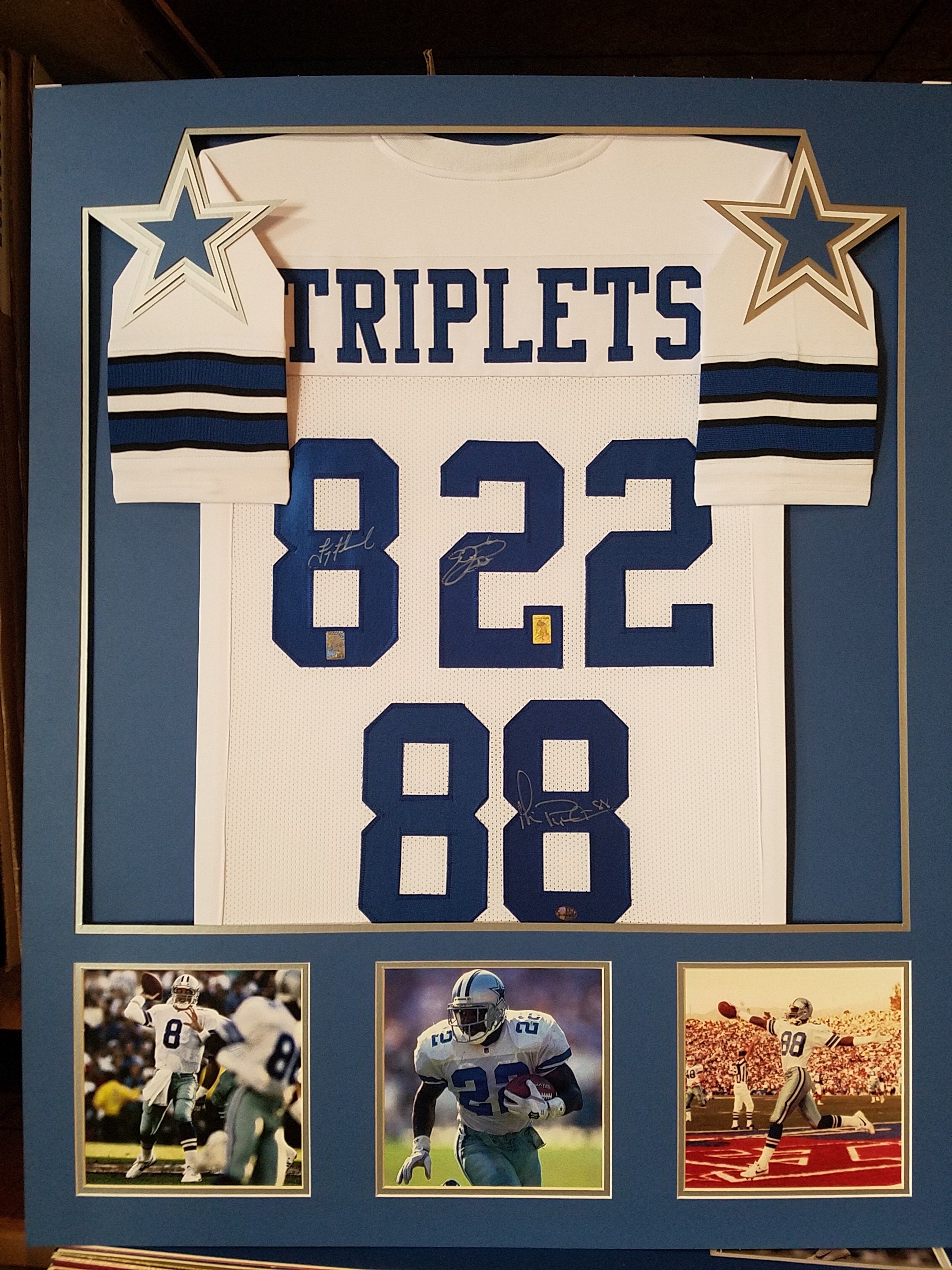 Michael Irvin Dallas Cowboys Impact Jersey Frame