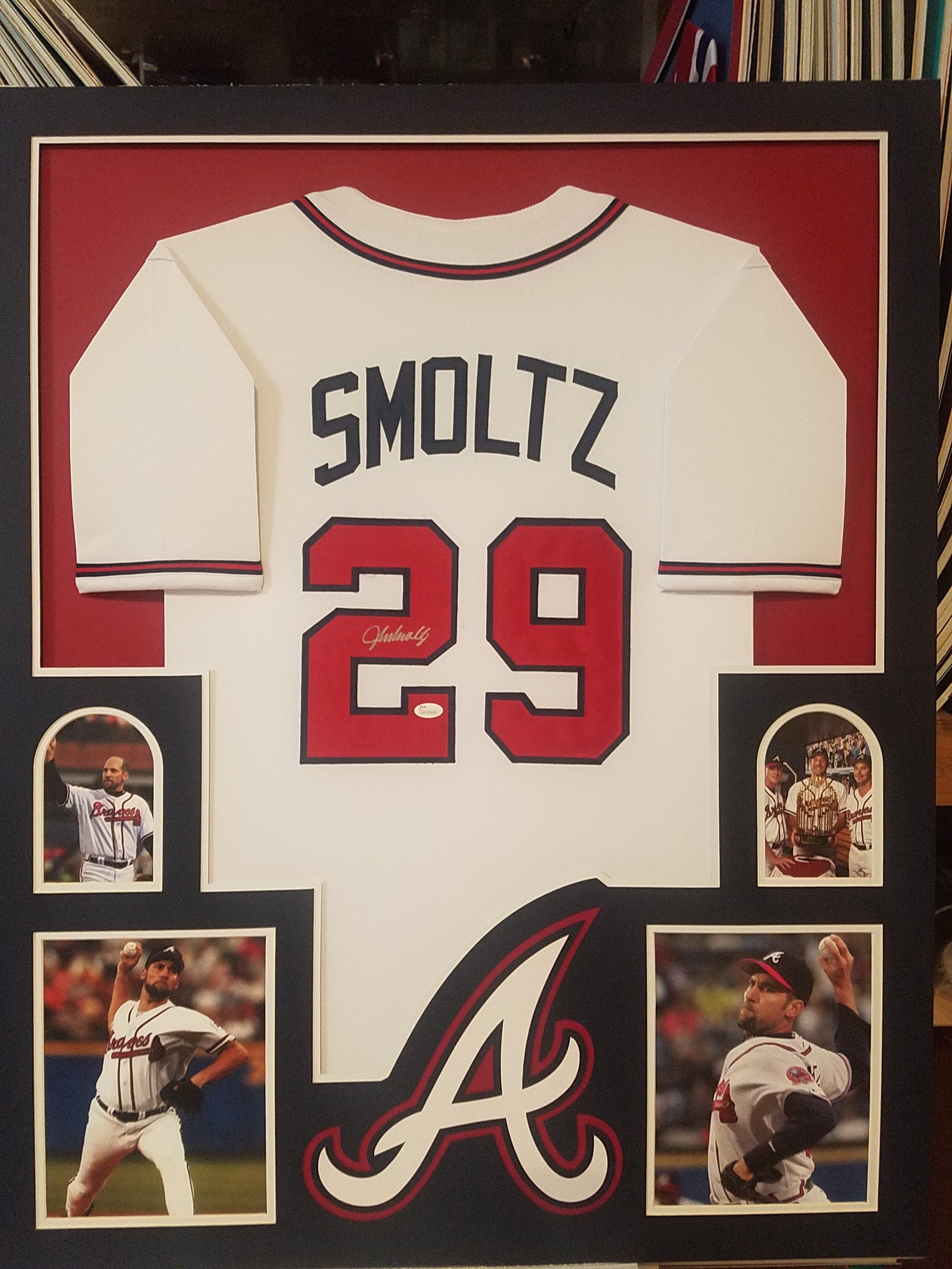 John Smoltz Autographed Signed Atlanta Braves Framed Jersey -  Finland