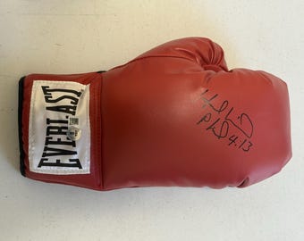 マイク・タイソン直筆サイン入りレッドボクシンググローブ - Etsy 日本