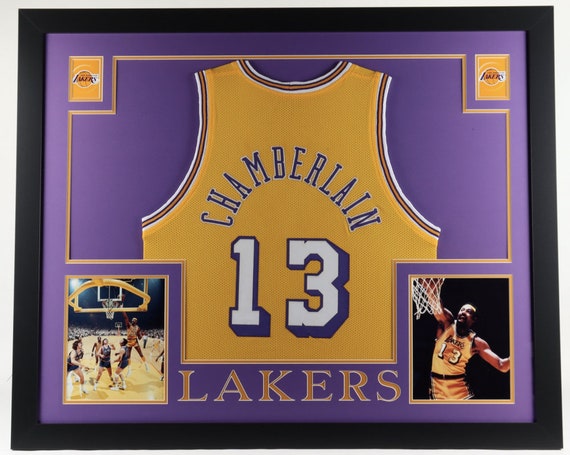 Wilt Chamberlain Los Angeles Lakers Throwback Basketball Jersey