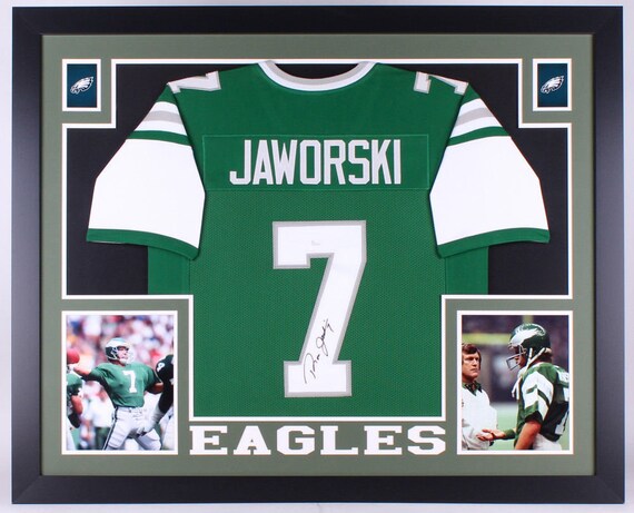 framed eagles jersey