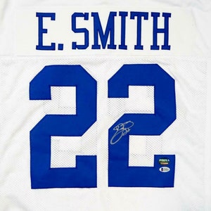 Emmitt Smith Autographed Signed Dallas Cowboys Jersey BECKETT