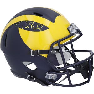 Tom Brady Autographed Signed Michigan Wolverines Full Size Helmet