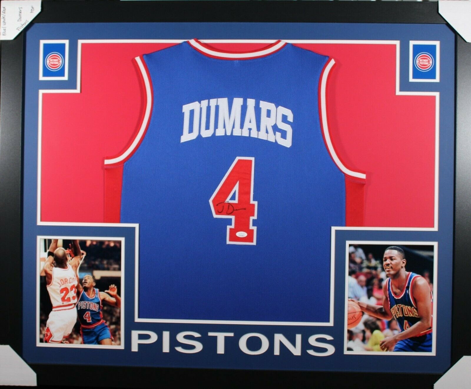Joe Dumars Superstar Detroit Pistons NBA Action Poster