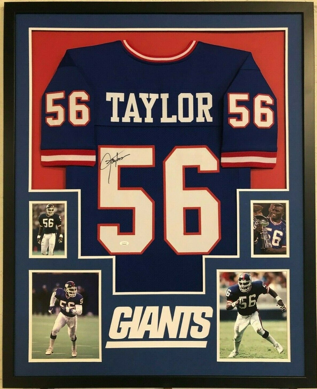 LAWRENCE TAYLOR AUTOGRAPHED NEW YORK GIANTS FULL SIZE PROLINE ZLT