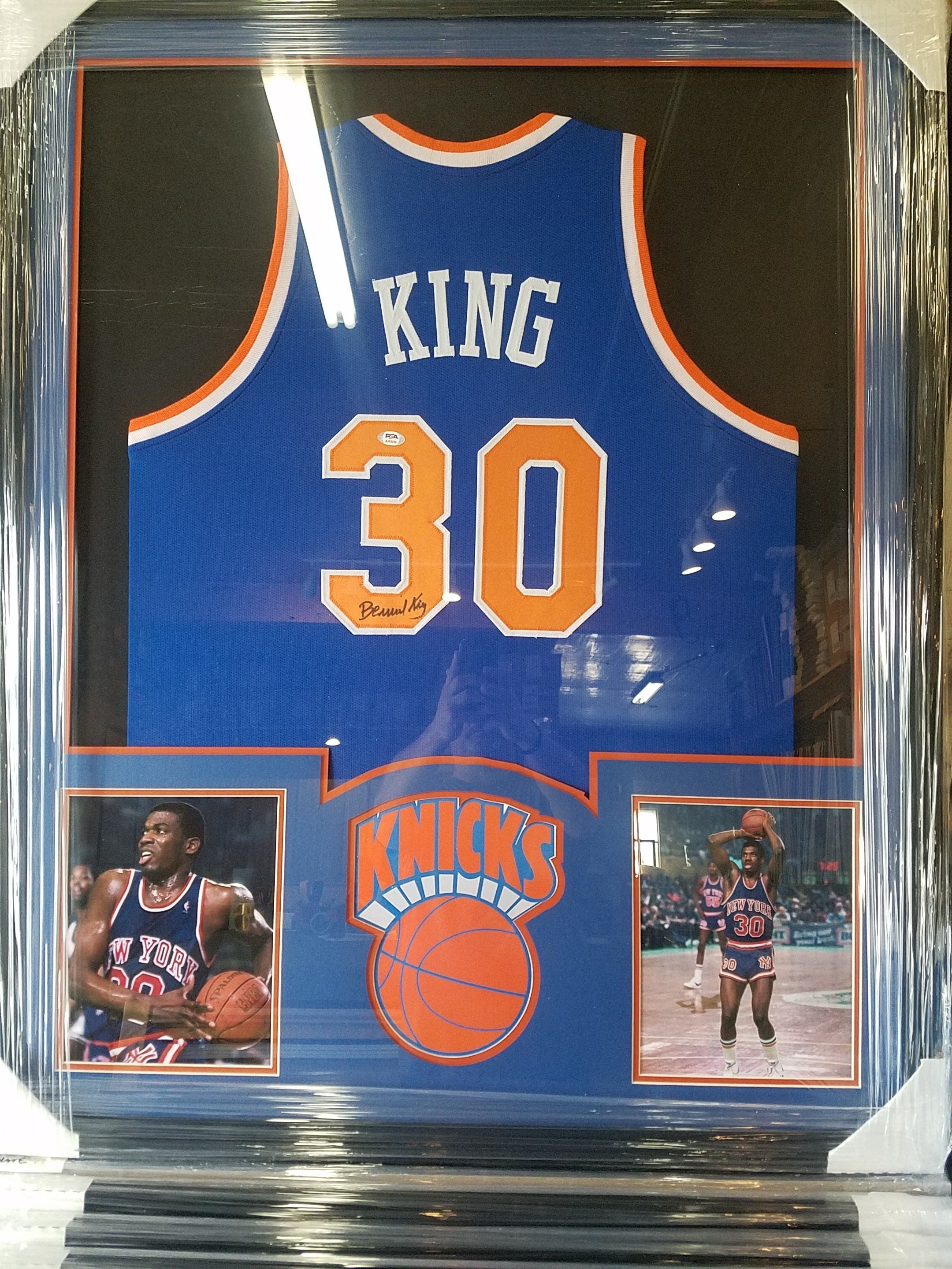 Bernard King Signed New York Knicks Jersey (PSA/DNA Holo) 4xNBA