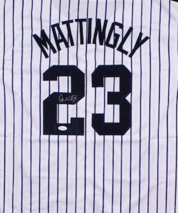 don mattingly signed jersey