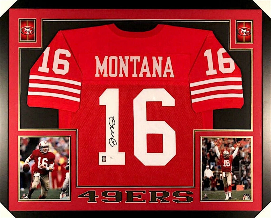 Joe Montana Autographed Signed Framed San Francisco 49ers 