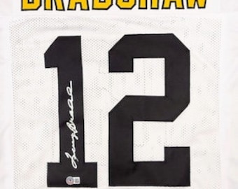 Terry Bradshaw Autographed Signed Pittsburgh Steelers Jersey BECKETT