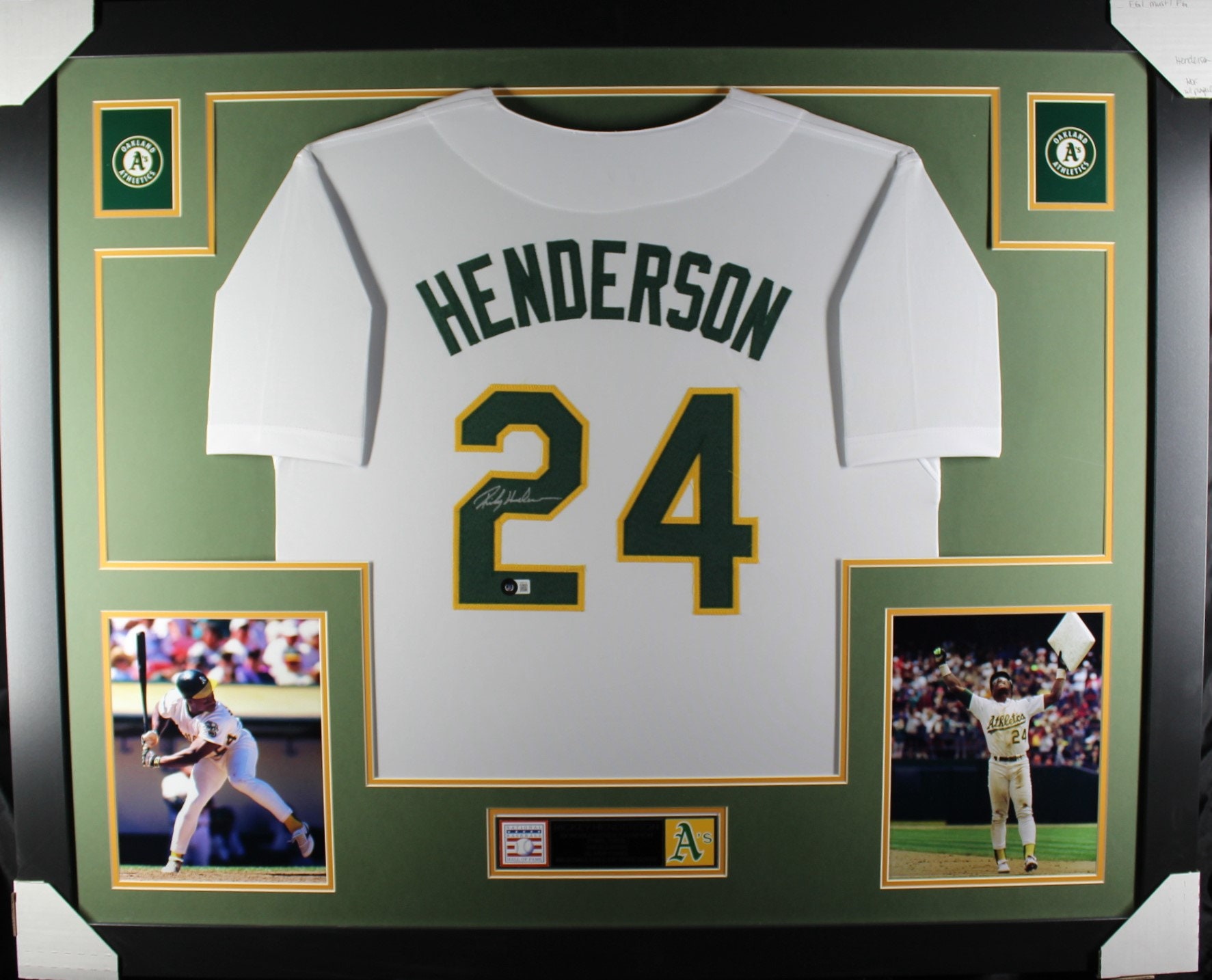 Mark McGwire Autographed and Framed Oakland A's Jersey