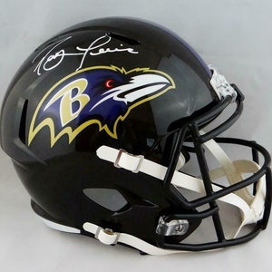 Ray Lewis Autographed Signed Baltimore Ravens FS Speed Helmet BECKETT