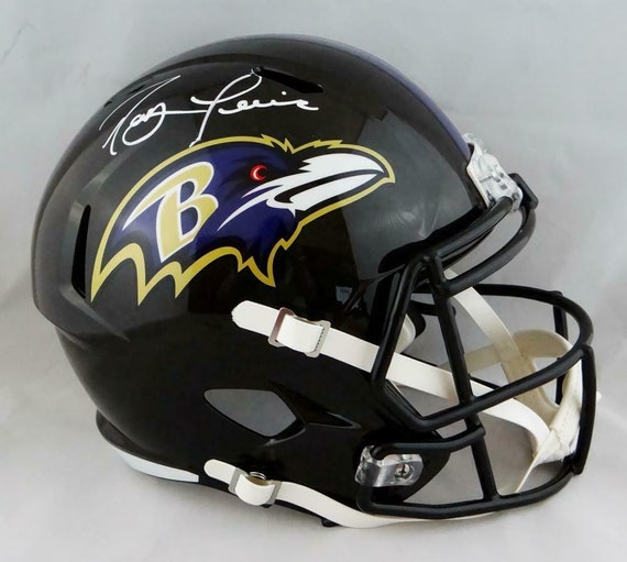 Ray Lewis Signed Baltimore Ravens Mini Speed Helmet JSA – Sports