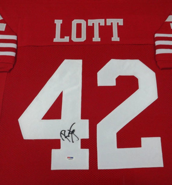 ronnie lott autographed jersey