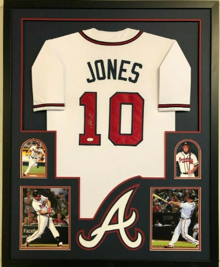 Chipper Jones Atlanta Braves Fanatics Authentic Autographed Grey