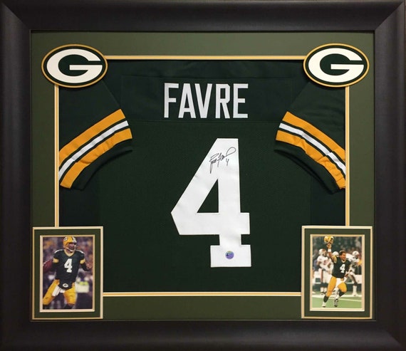 framed packers jersey