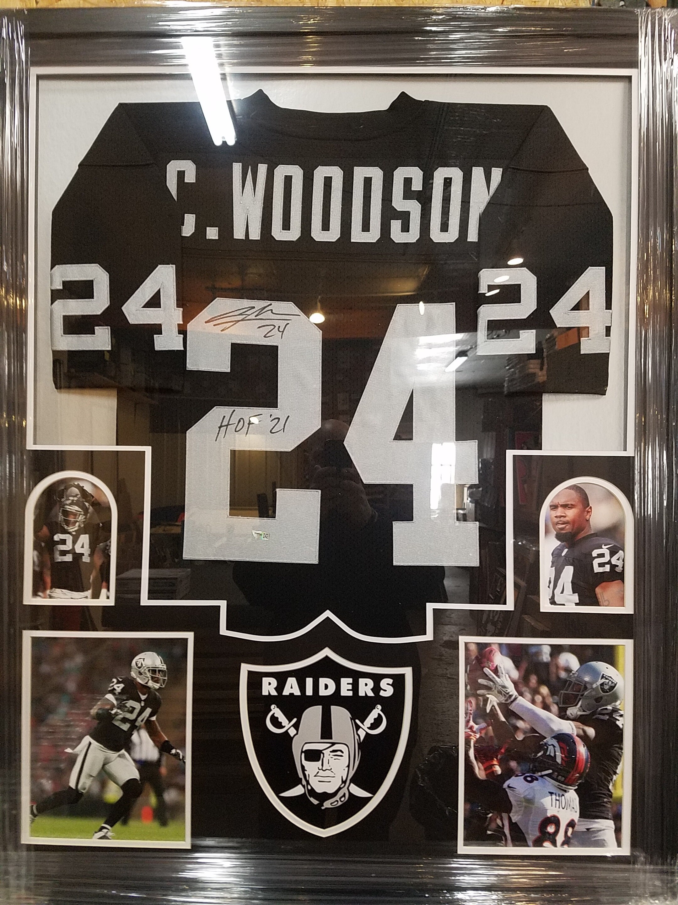 Charles woodson best sale raiders womens jersey