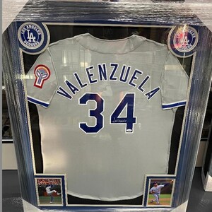 Fernando Valenzuela Autographed Signed Framed Los Angeles Dodgers