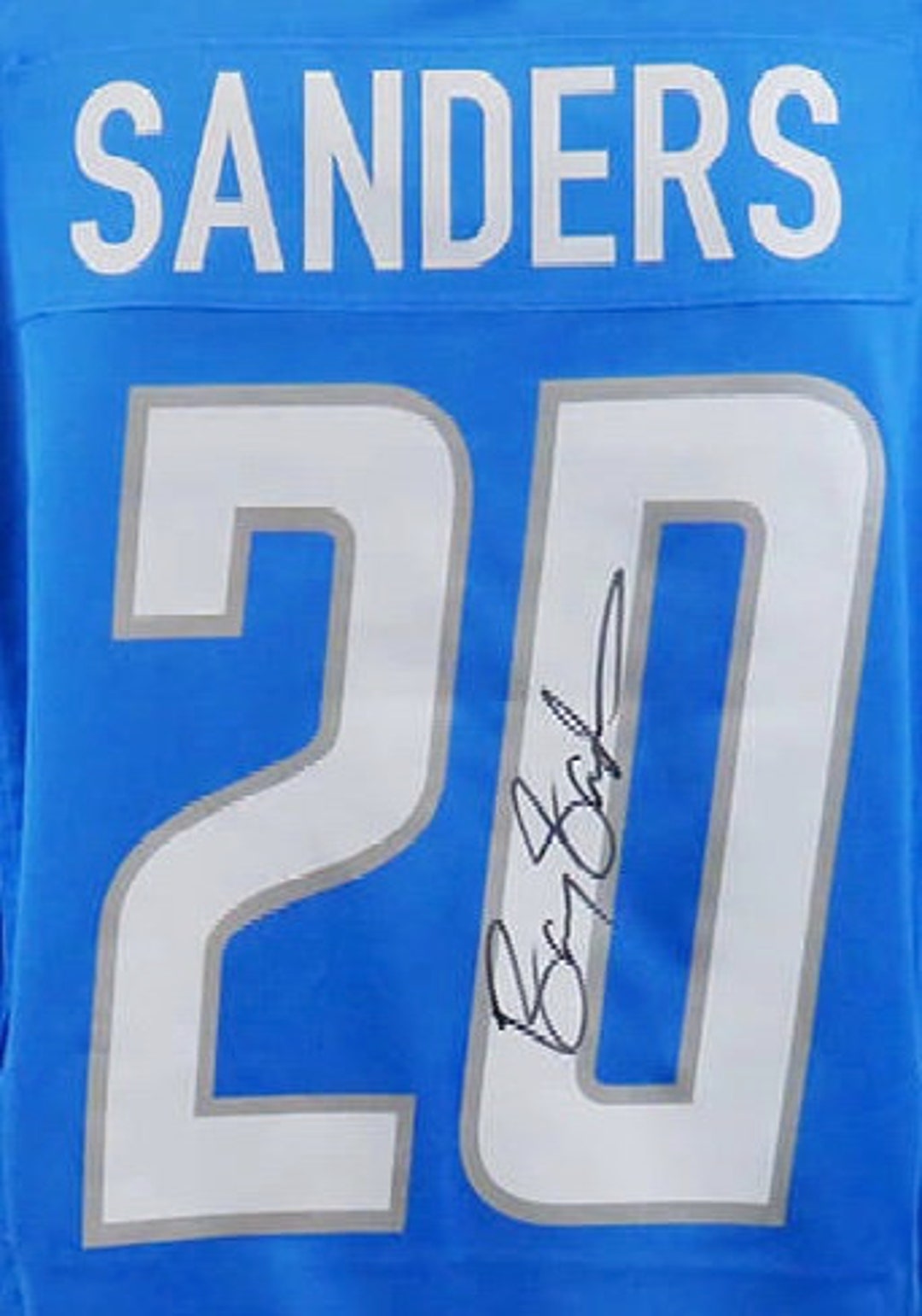 Barry Sanders Autographed Signed Detroit Lions Jersey SCHWARTZ - Etsy