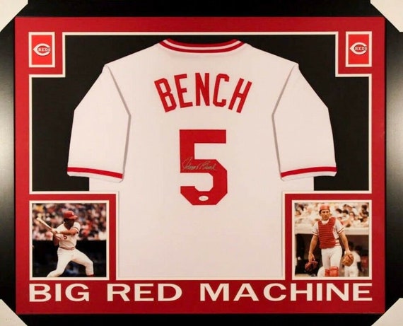 johnny bench reds jersey