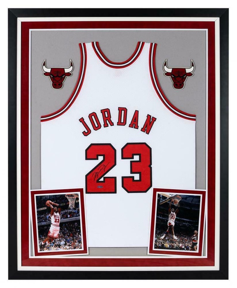 michael jordan signed framed jersey