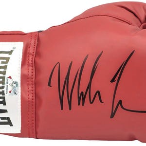 Mike Tyson Autographed Signed Red RH & LF Boxing Glove Set JSA