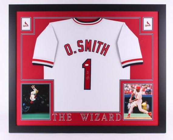 ozzie smith autographed jersey