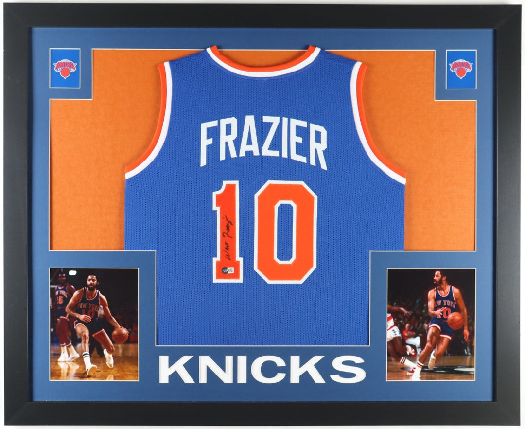 Walt Frazier Signed New York Knicks Jersey (JSA COA)