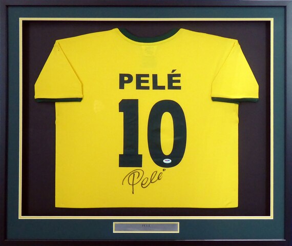 pele autographed jersey