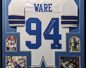 DeMarcus Ware Autographed Signed Framed Dallas Cowboys Jersey BECKETT