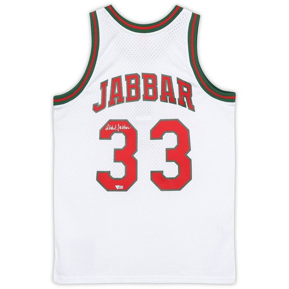 Kareem Abdul-Jabbar Signed Bucks Jersey (JSA COA)