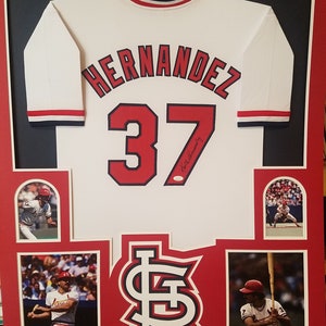 Keith Hernandez Autographed Signed Framed St. Louis Cardinals Jersey JSA
