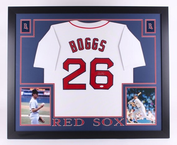 wade boggs autographed jersey