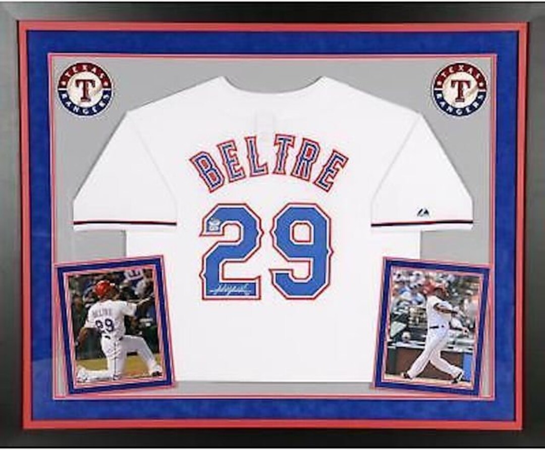 Adrian Beltre Autographed Signed Framed Texas Rangers Jersey 