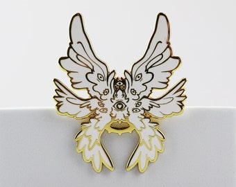 Seraphiel Angel Enamel Pin: Biblically Accurate Occult Pin