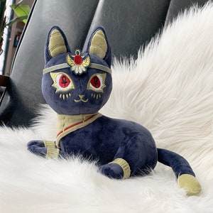 Bastet Plush, Ancient Egypt Bastet, Cat God, Cat Goddess, Bastet Plush, Jackal Plushie, Cute Kitten Plush, Egypt Decor, Egyptian God Plush