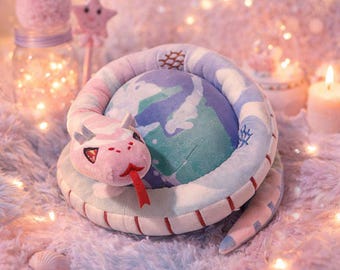 Jormungandr-knuffel: World Serpent Minky-knuffel