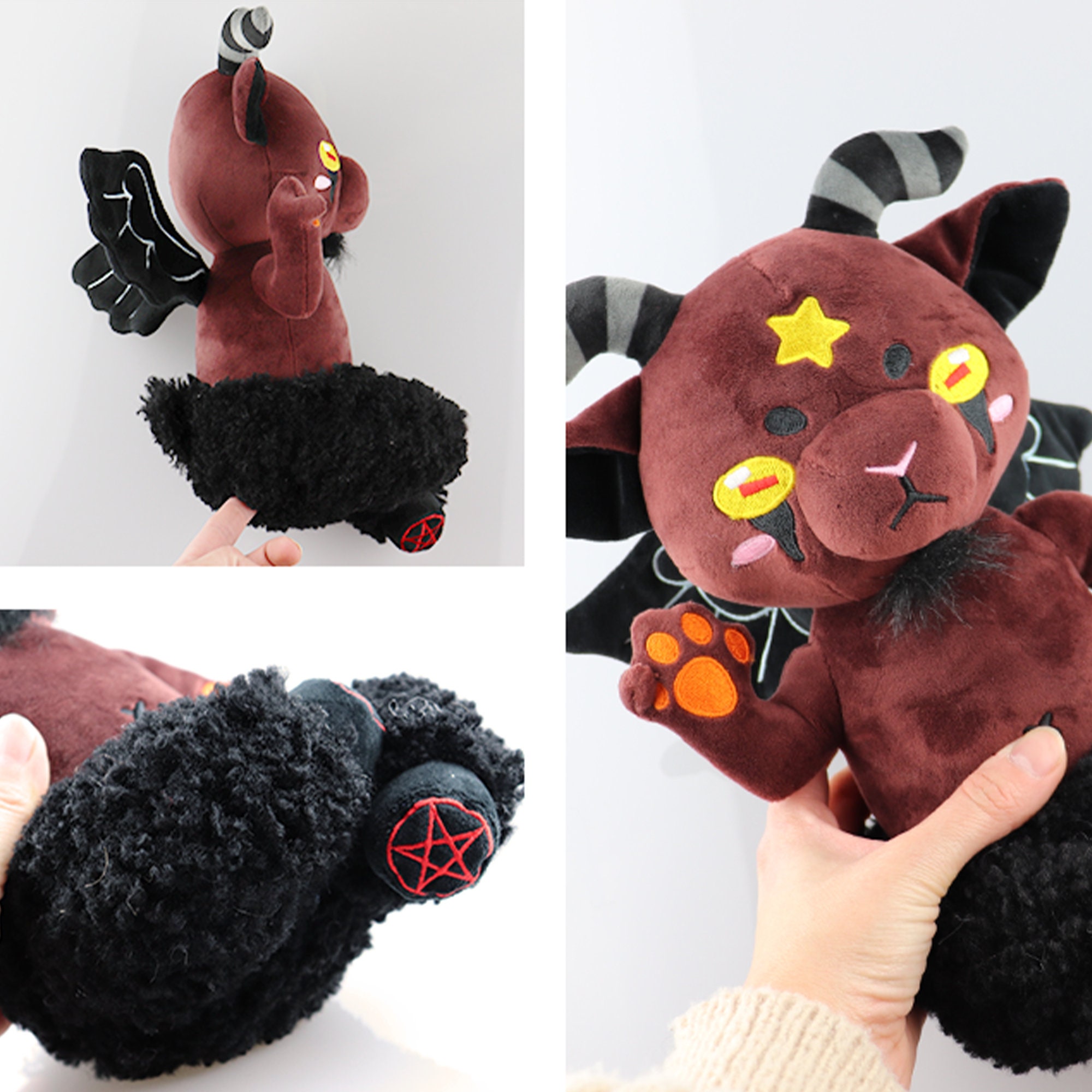 Angel Seraphim and Demon Baphomet Occult Plush | Christian