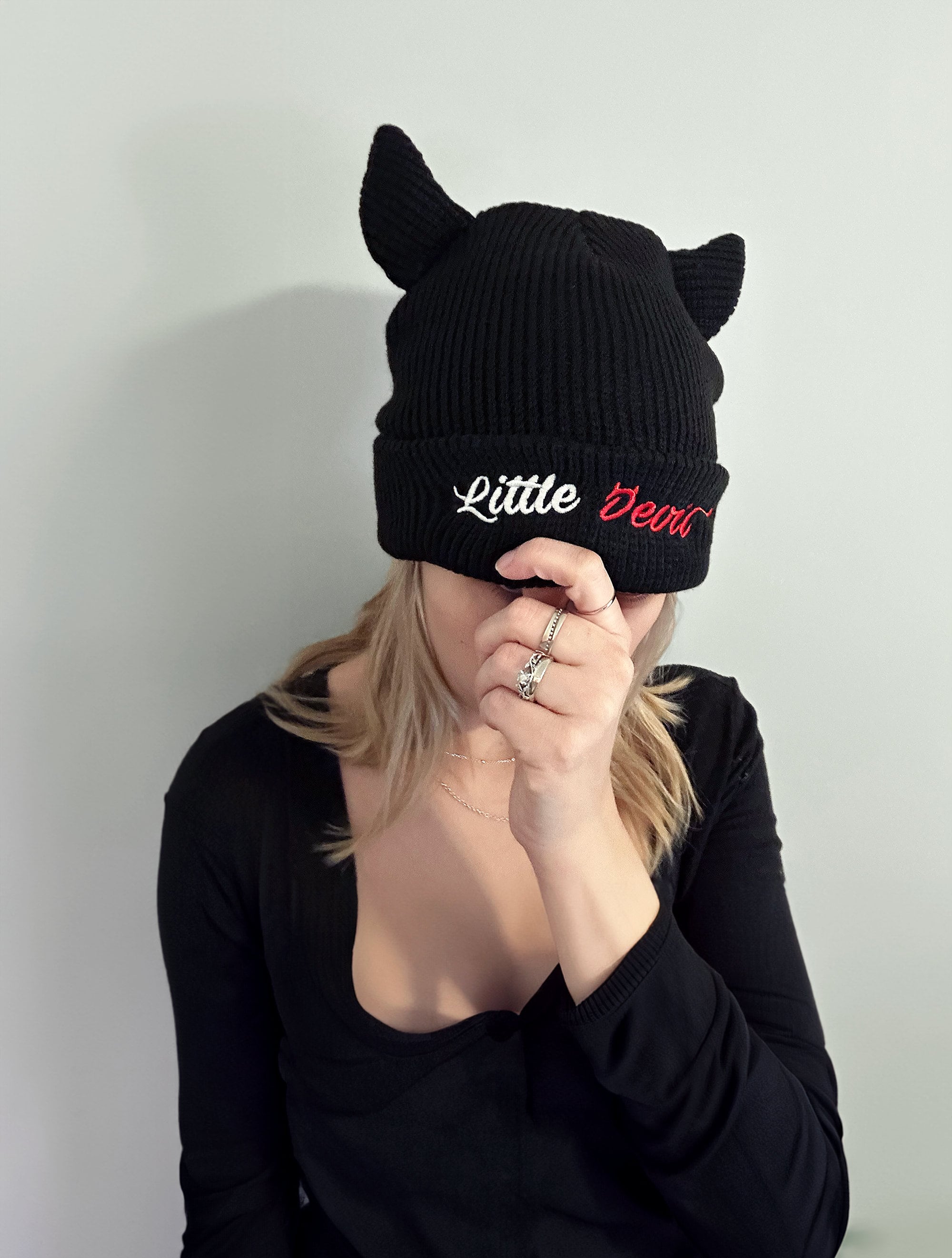 Devil Horn Beanie, Little Devil Beanie, Demon Horns, Devil  display picture 1