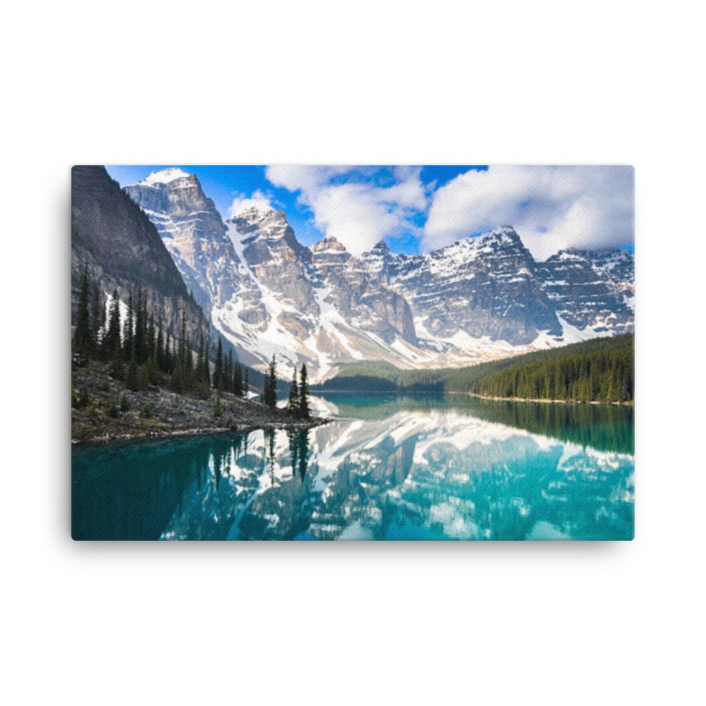 Lake Louise Canvas Print, Banff National Park Print, National Park Canvas, Lake Louise Wall Art