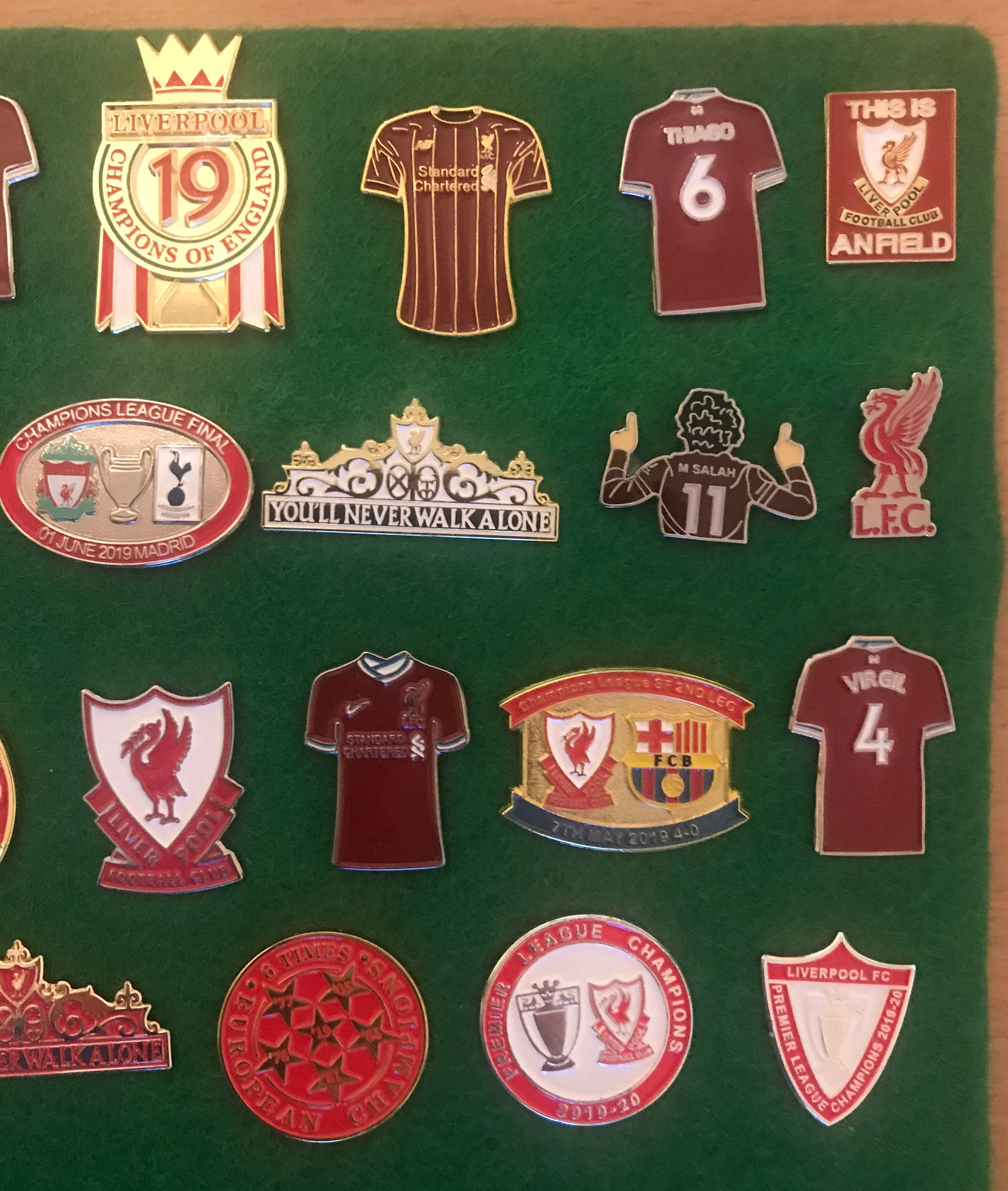 Liverpool Fc Pin Badge Bundle 27 Badges Etsy
