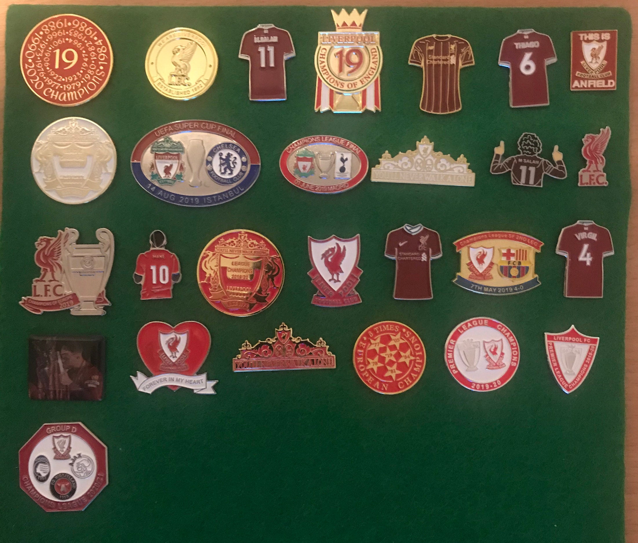 Liverpool FC Pin Badge Bundle 27 Badges Etsy