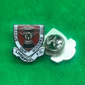 League Cup Winners 2022 Liverpool Pin Badge – Celebrate the Reds' Triumph!