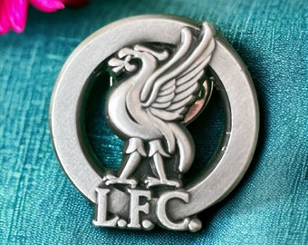 Liverpool Silver Liver Bird Pin Badge