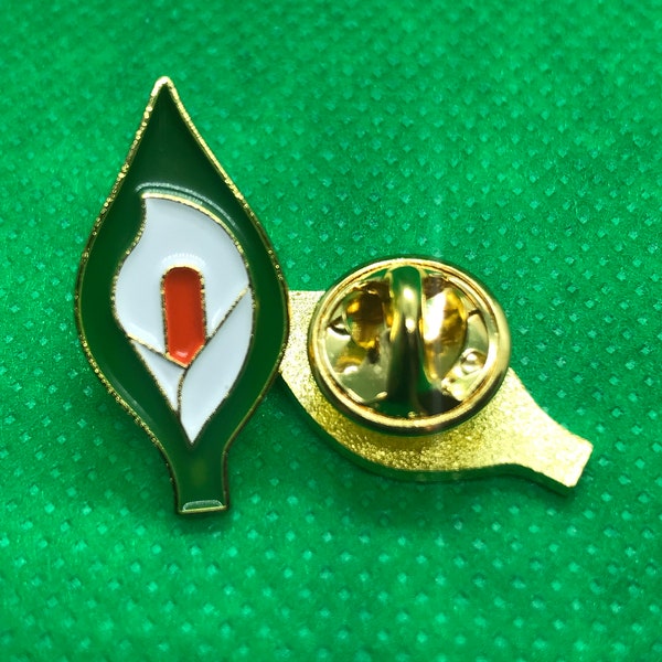 Easter Lily Pin Badge