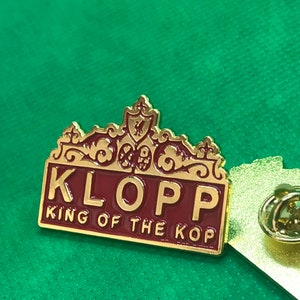 Klopp King of the Kop - Liverpool FC Pin Badge