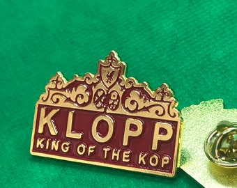 Klopp King of the Kop - Liverpool FC Pin Badge