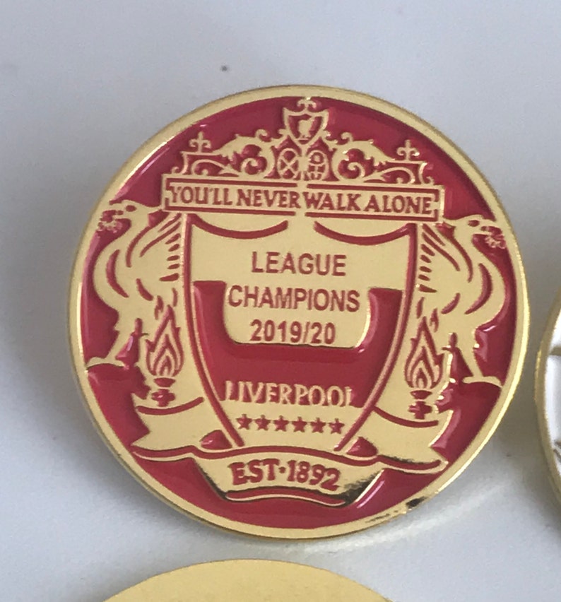 Liverpool FC League Champions Pin Badge | Etsy