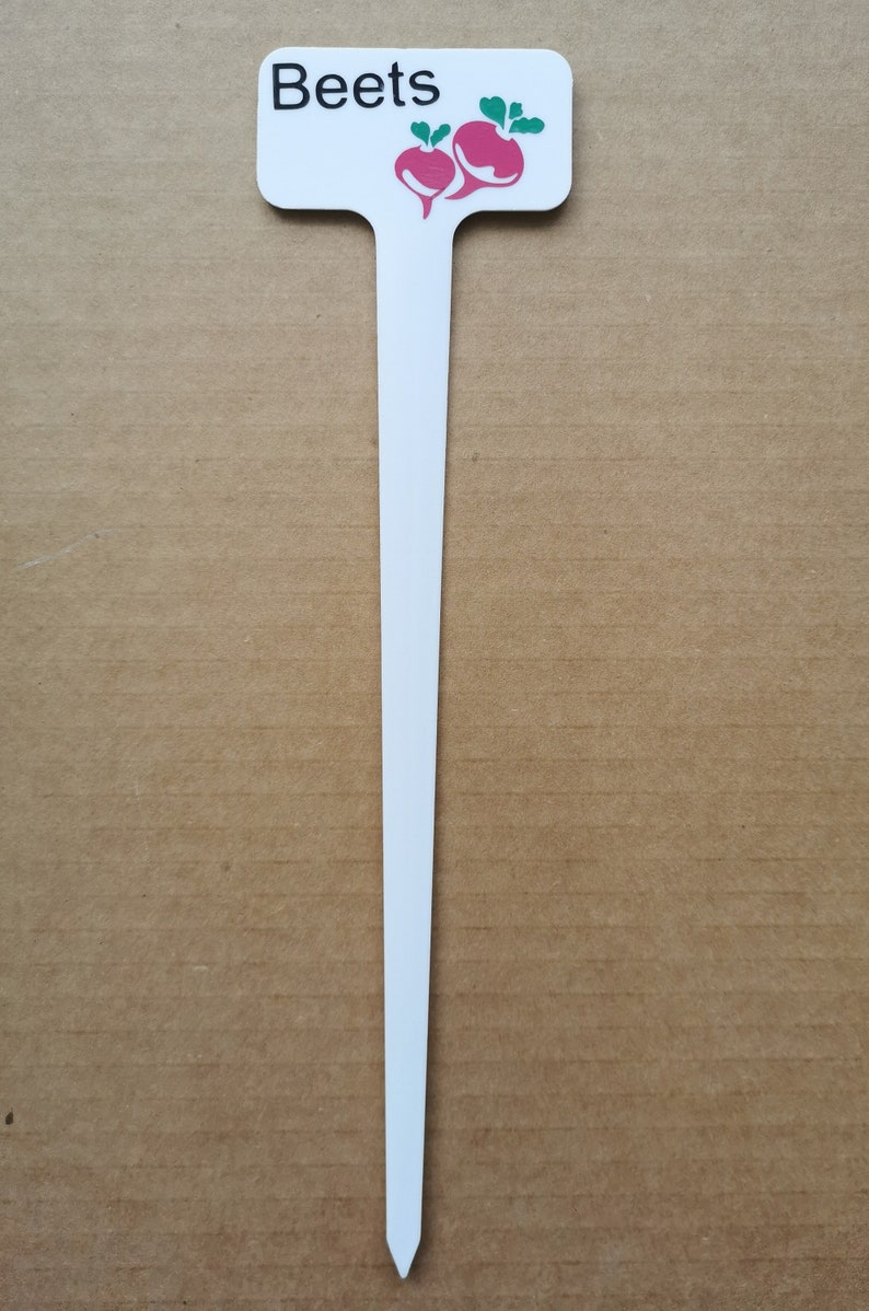 Vegetables Plant Labels plant Markers Plastic Labels Etsy Canada